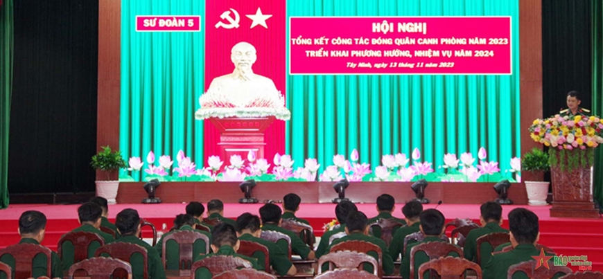 Sư đoàn 5 (Quân khu 7) tổng kết công tác đóng quân canh phòng năm 2023